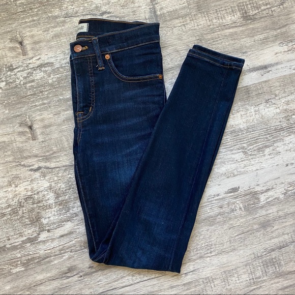 Madewell 9-in Mid-Rise Skinny Jeans Larkspur Wash - Picture 5 of 6